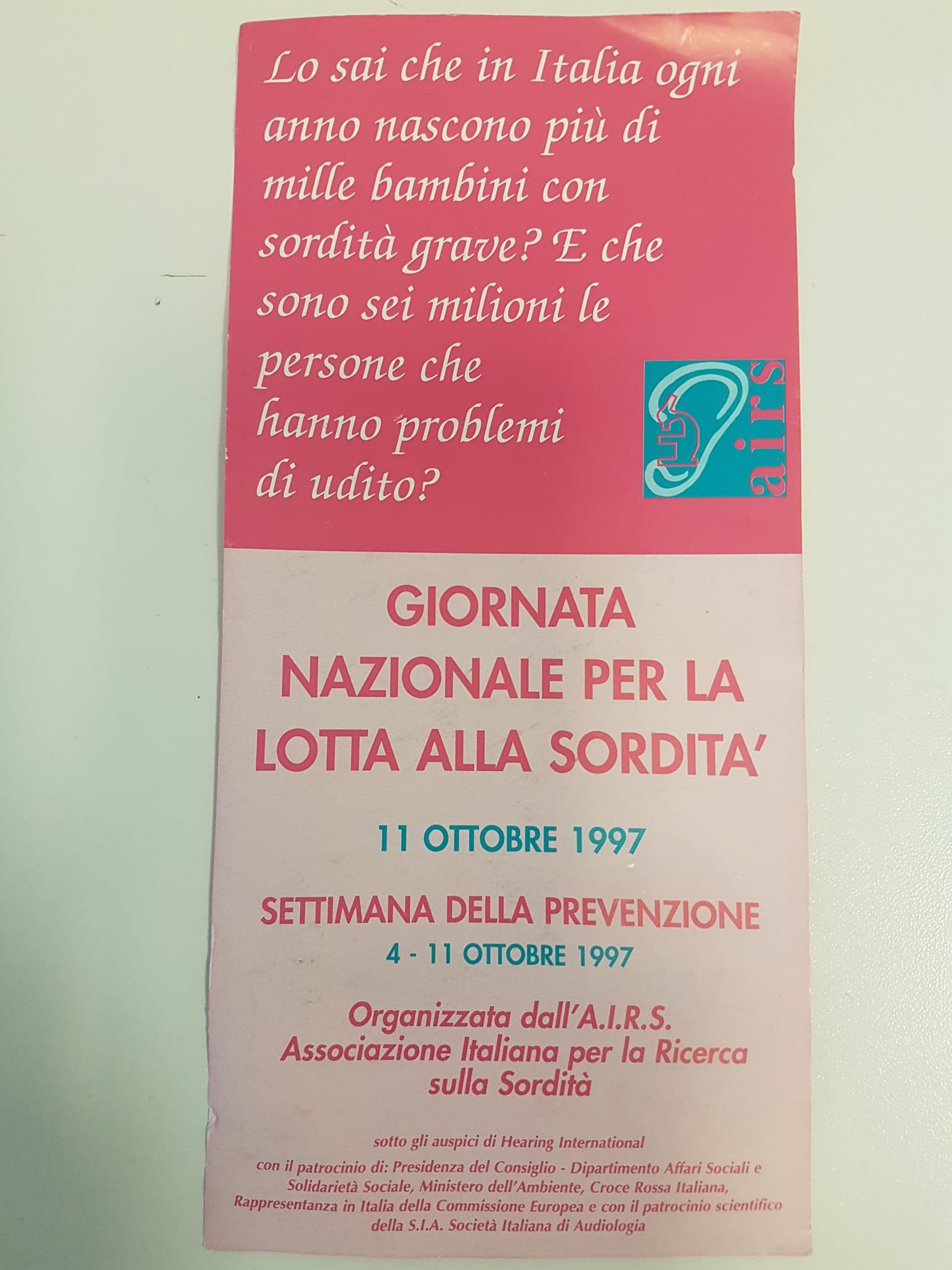 locandina airs 1997